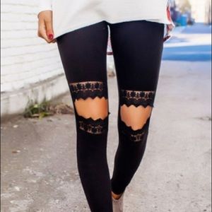 Bees 🐝 Knees Black Leggings